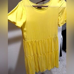 Yellow Vera Moda dress XS nwot